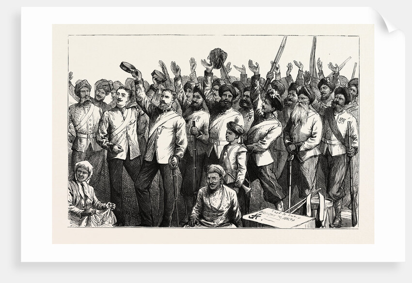 Departure of Indian Troops (13th Bengal Infantry) from Bombay, India by Anonymous