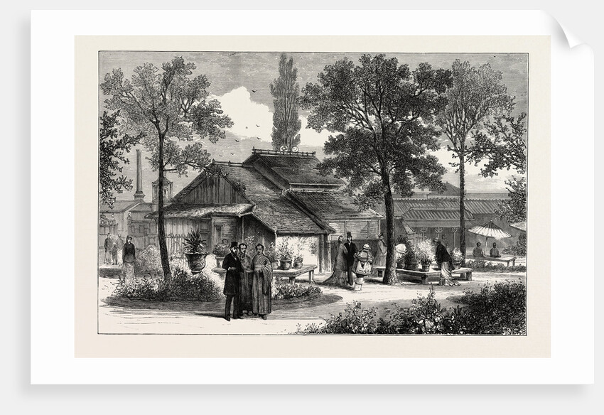 The Japanese Farm on the Trocadero, the Paris Exhibition, France by Anonymous