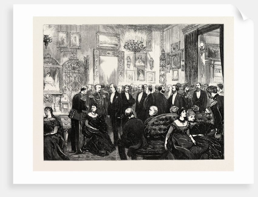 The Berlin Congress, Reception of Plenipotentiaries at the British Embassy by Anonymous
