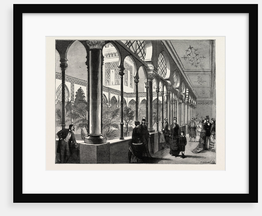 The Paris Exhibition, the Algerian Court, France by Anonymous