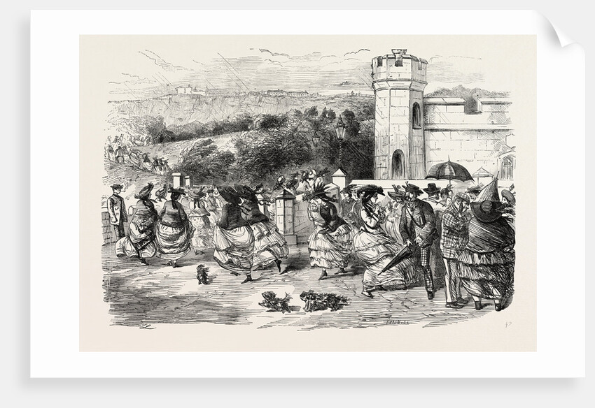 Oh Goodness It's Beginning to Rain! a Sketch at the Yorkshire Coast by Anonymous