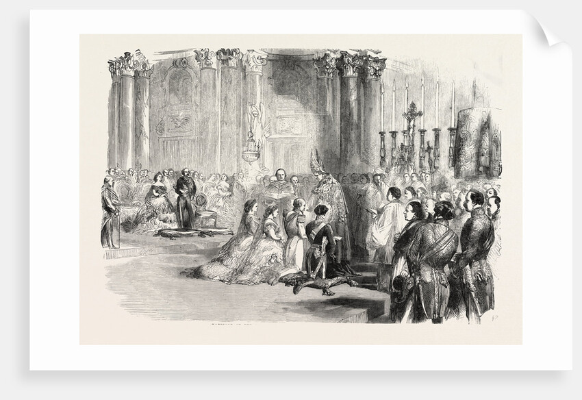 Marriage of the Infanta Amalia with the Prince of Bavaria, Madrid, Spain, 1856 by Anonymous