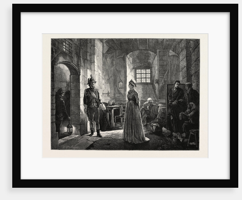Marie Antoinette Leaving Her Prison for the Scaffold, France, 1793 by Anonymous