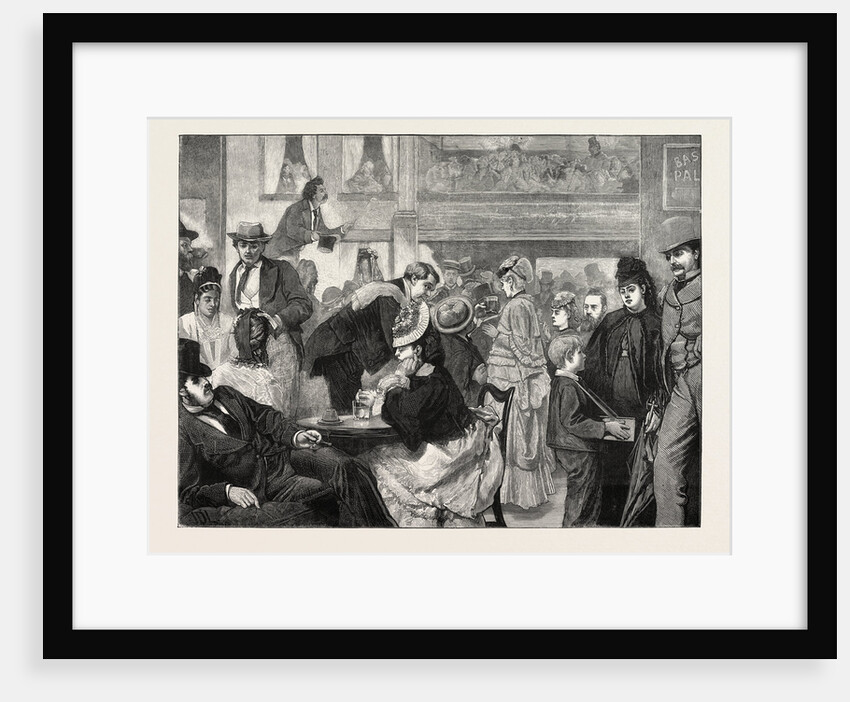 At a Music Hall in London, UK, 1873 by Anonymous