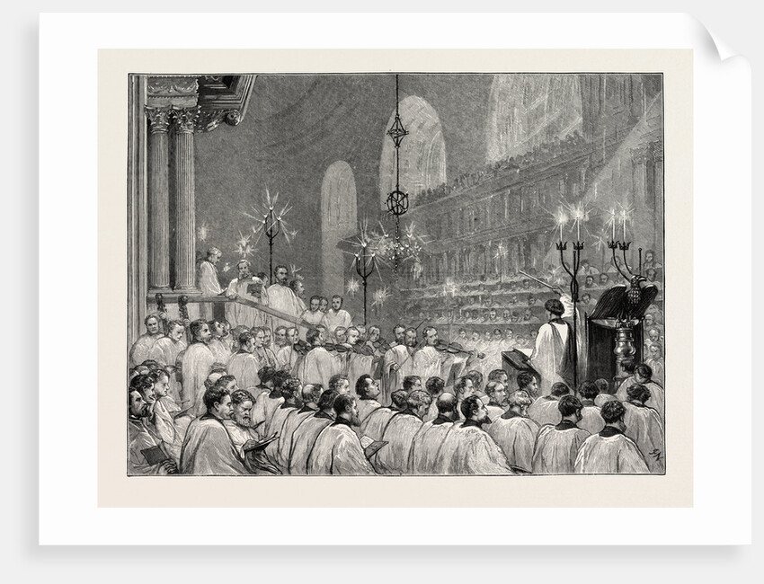Bach's Passion Music at St. Paul's Cathedral, London, 1873 by Anonymous
