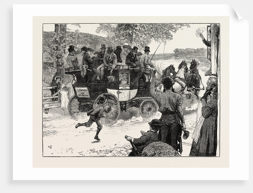 The Old Coaching Days Revived: The London and Dorking Coach by Anonymous