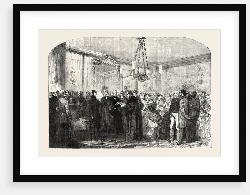 Reception of Major-General Sir William Fenwick Williams at Dover: The Reading of the Corporation Address, UK, 1856 by Anonymous