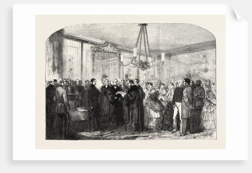 Reception of Major-General Sir William Fenwick Williams at Dover: The Reading of the Corporation Address, UK, 1856 by Anonymous