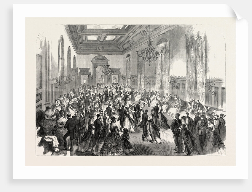 Closing of the Havre Maritime Exhibition: Ball at the Hotel De Ville, France, 1868 by Anonymous