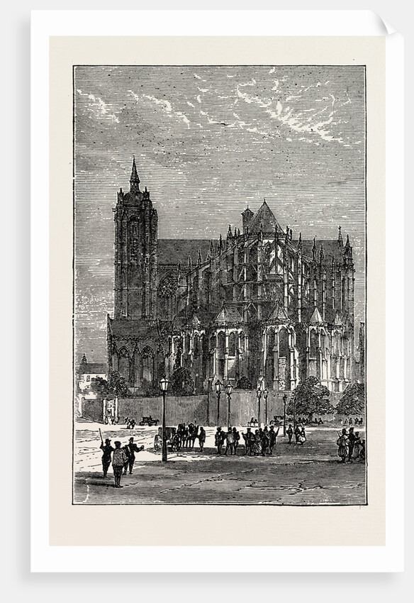 The Cathedral, Le Mans, France, 1871 by Anonymous
