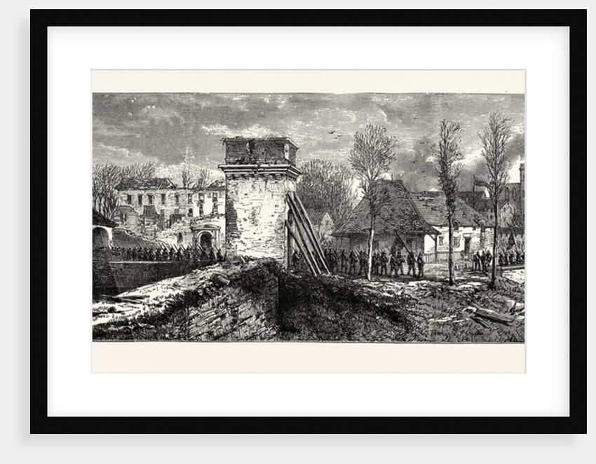 The Entry of the Prussians Into Thionville, France, 1871 by Anonymous