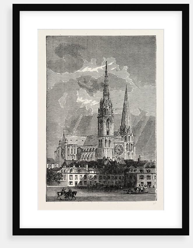 Chartres Cathedral, France, 1871 by Anonymous