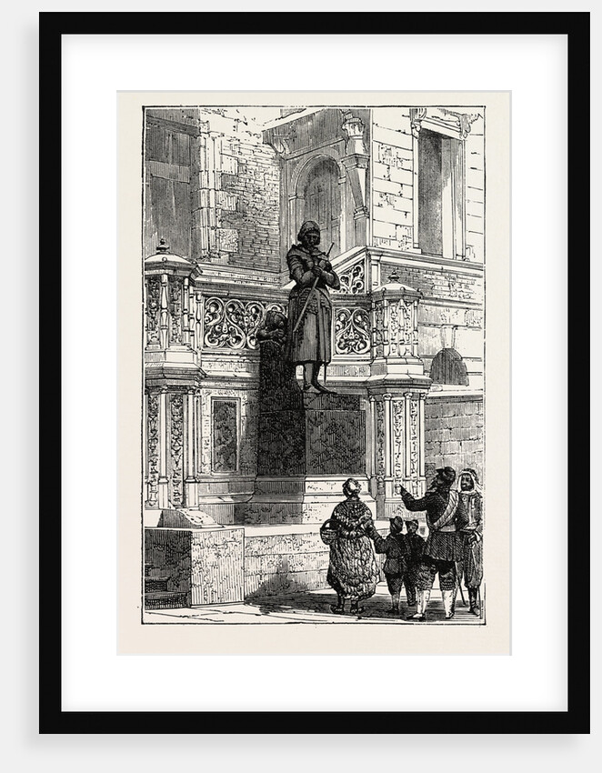 The Statue of Joan of Arc, Jean D'Arc, Orleans, France, 1871 by Anonymous