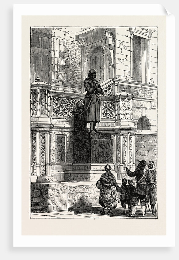 The Statue of Joan of Arc, Jean D'Arc, Orleans, France, 1871 by Anonymous