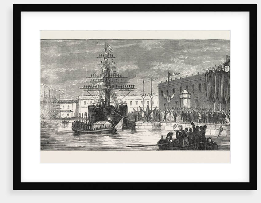 Landing of the King of Spain at Carthagena, 1871 by Anonymous