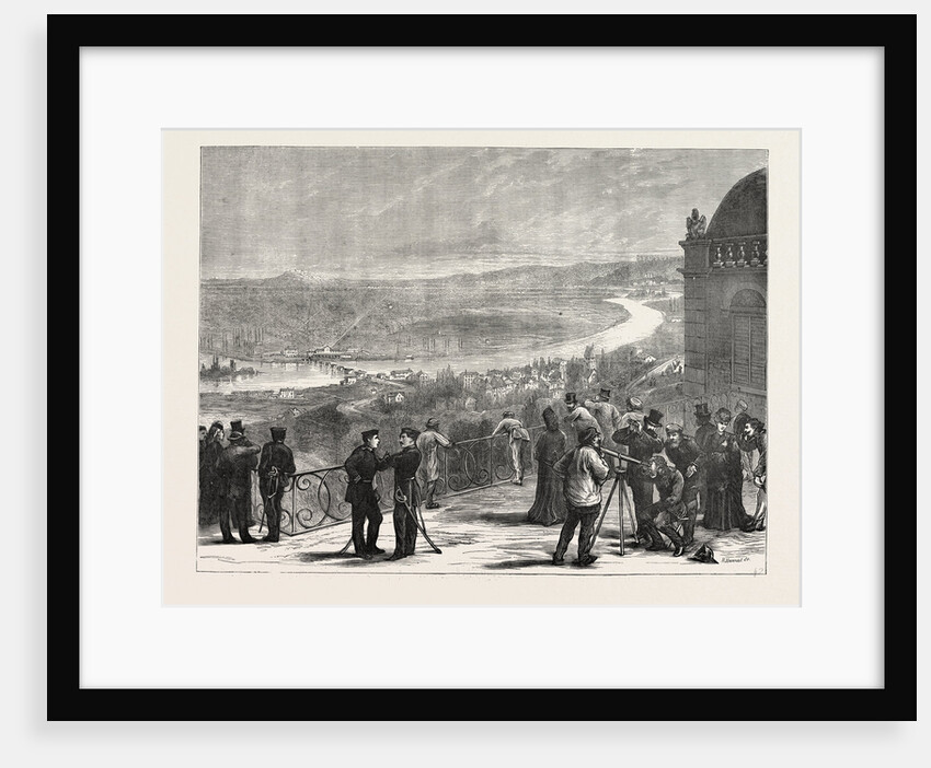 View from the Terrace of St. Germain, France, 1871 by Anonymous