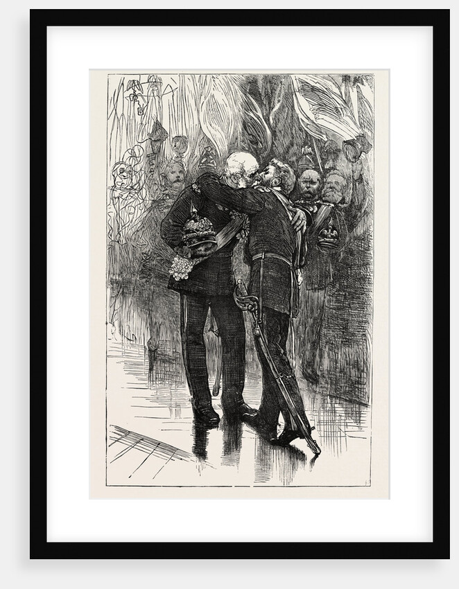 The The Salle Des Glaces, Versailles, January 18-19, France, 1871: Morituri Te Salutant by Anonymous