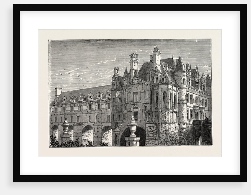 Chenonceaux, Chateau De Chenonceau, France, 1871 by Anonymous