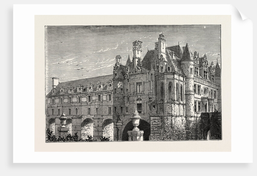 Chenonceaux, Chateau De Chenonceau, France, 1871 by Anonymous
