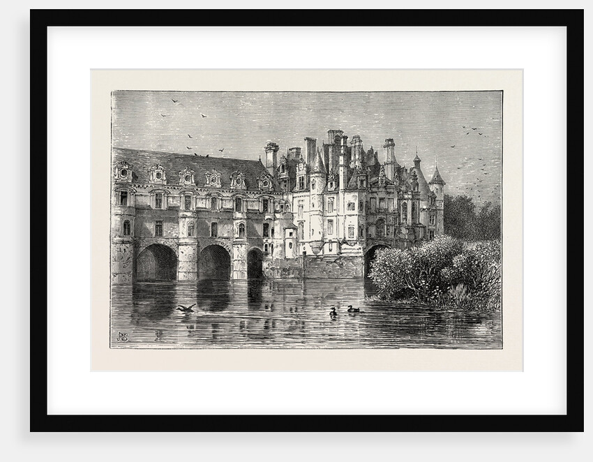 Chenonceaux, Chateau De Chenonceau, France, 1871 by Anonymous