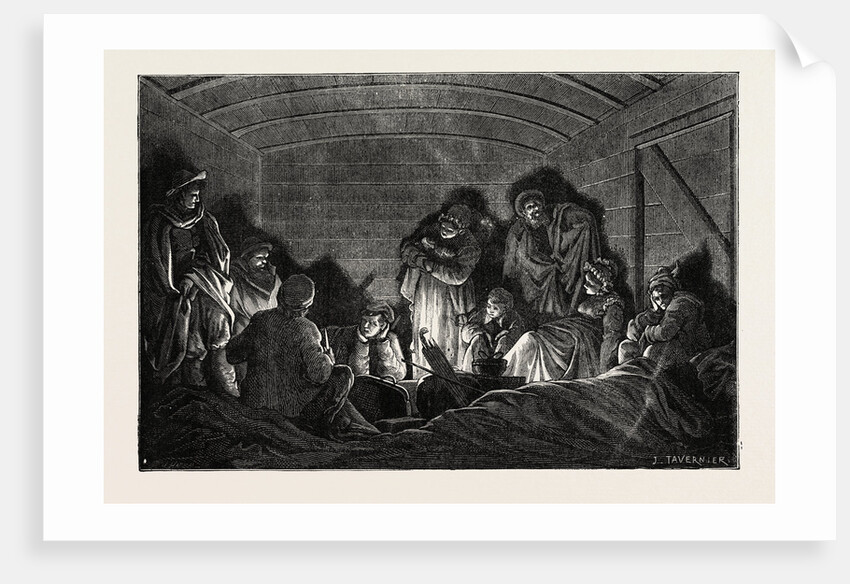 The In the Railway Carriage, France, 1871 by Anonymous