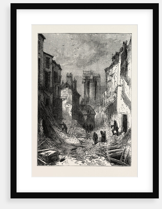 The The Rue Royale, St. Cloud, France, 1871 by Anonymous