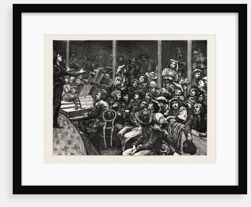 At a Concert Given to the Poor Italians in London, UK, 1871 by Anonymous