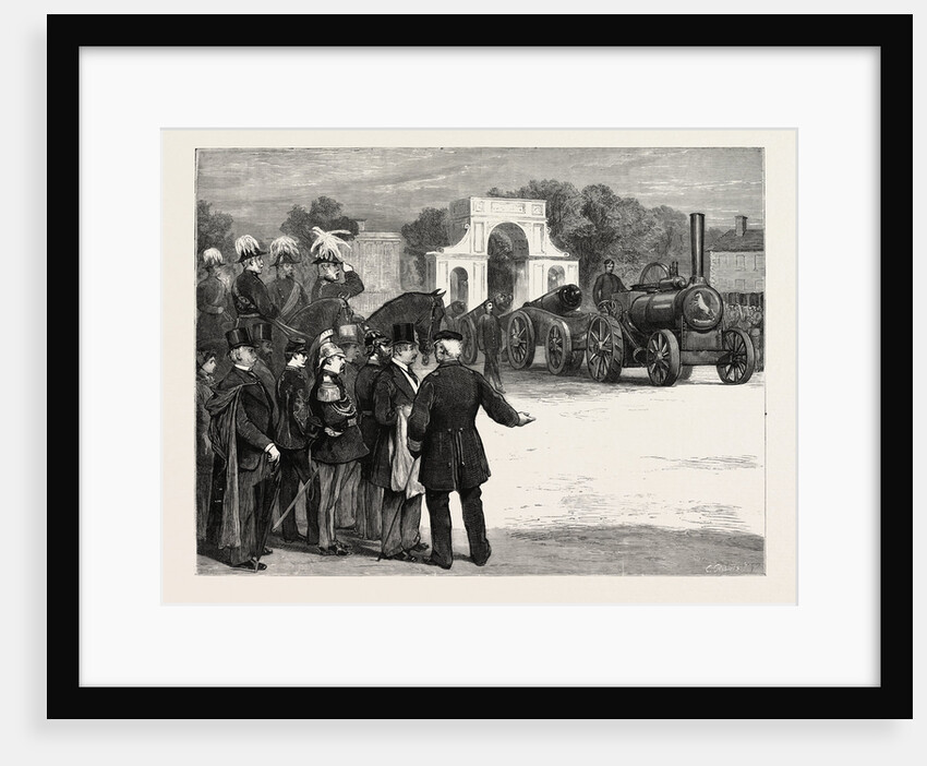 The War of the Future: Steam Sappers Marching Past at Chatham, UK, 1878 by Anonymous