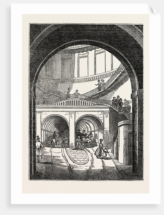 The Thames Tunnel: The Rotherhithe Shaft by Anonymous