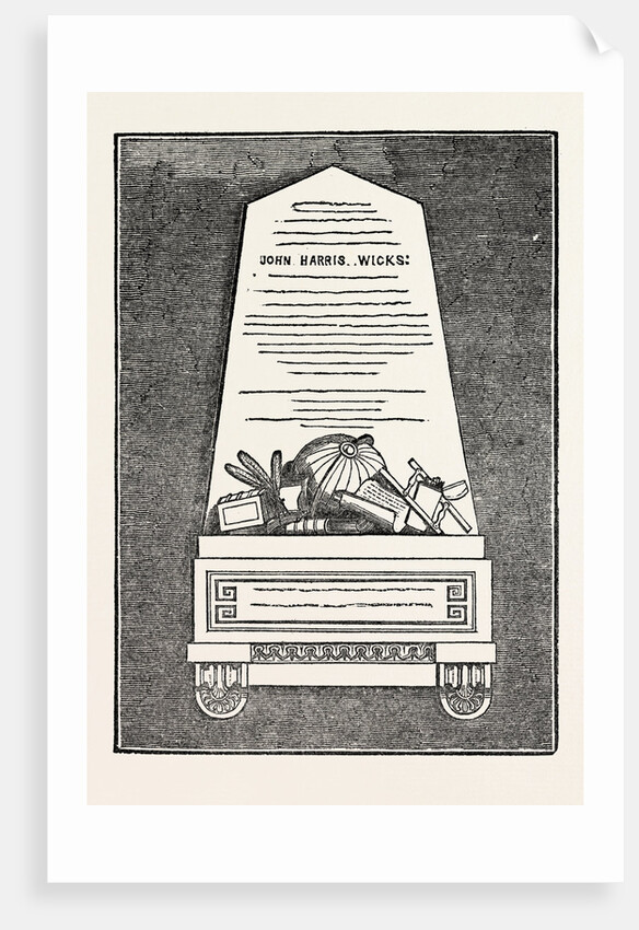 Monument To John Harris Wicks, in Egham Church by Anonymous