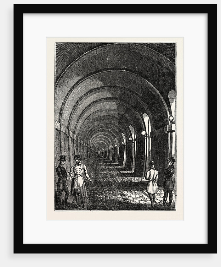 The Thames Tunnel: The Western Archway by Anonymous