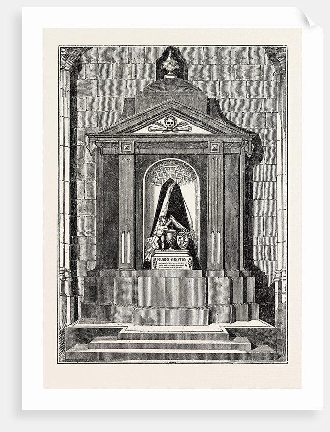 Tomb of Grotius, in the New Church, at Delft, The Netherlands by Anonymous
