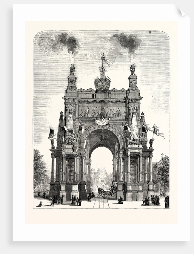 Belgium: The Memorial Arch of Triumph at Brussels by Anonymous