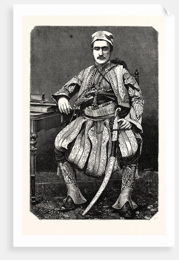 The Miridite Prince Prinkdodee, President of the Provisional Albanian National Government. Albania by Anonymous