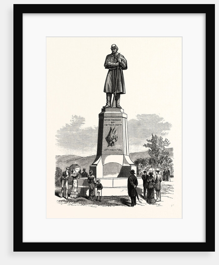 Maryland: The Monument at the National Cemetery, Antietam, Unvailed 17th September by Anonymous
