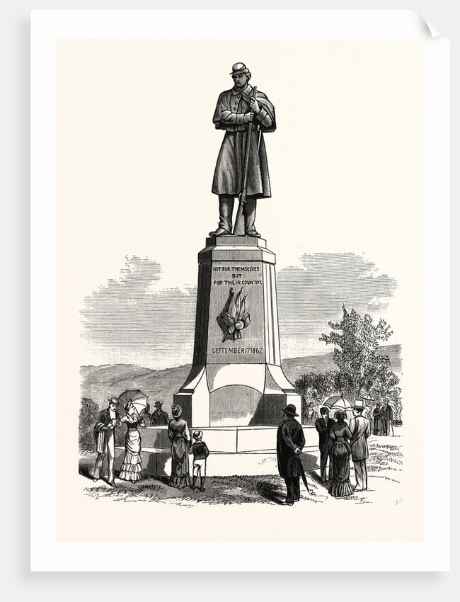 Maryland: The Monument at the National Cemetery, Antietam, Unvailed 17th September by Anonymous