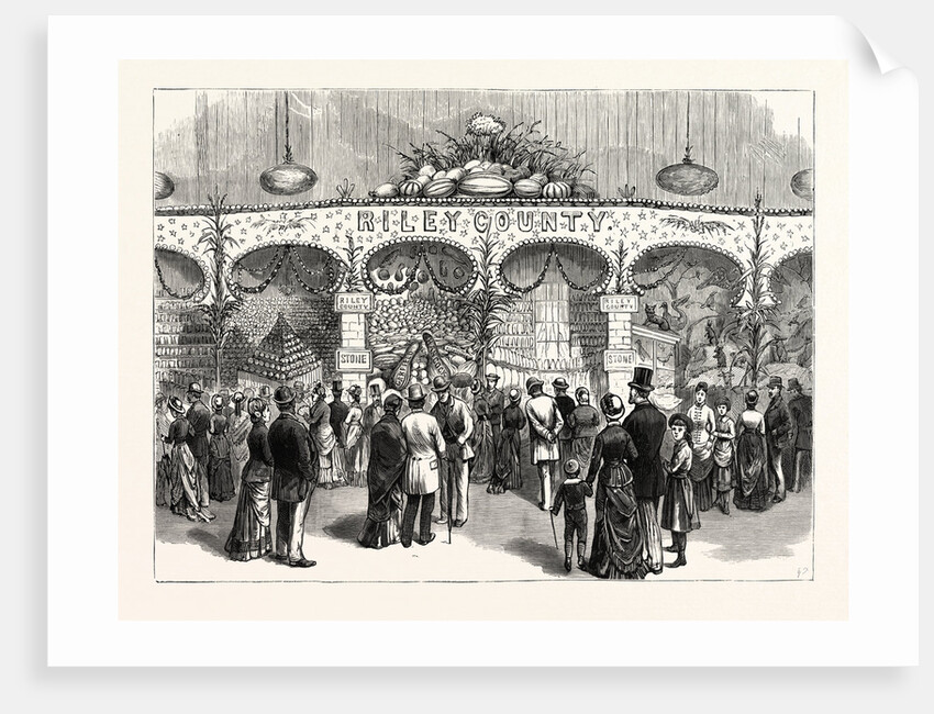 Kansas: The Riley County Prize Exhibit at the Western National Fair, Bismarck Grove, Lawrence by Anonymous