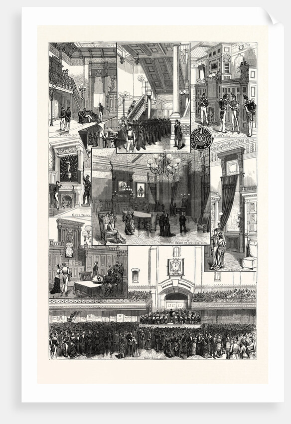 New York: The New Armory of the Seventh Regiment, N.G.S.N.Y. The Reception on Subscribers' Day, Sept. 30th by Anonymous