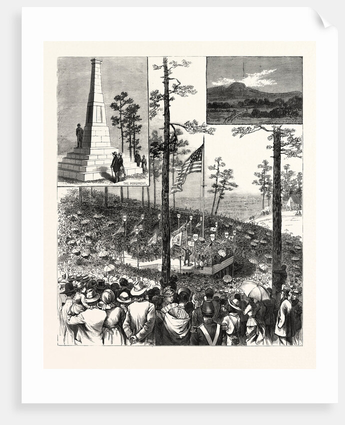 Centennial Celebration of the Battle of King's Mountain, October 7th: The Hon. John W. Daniel Delivering the Historical Oration. South Carolina by Anonymous
