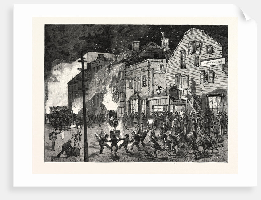 New York: After the Closing of the Polls; Demonstrations of Young America in the Sixth Ward by Anonymous
