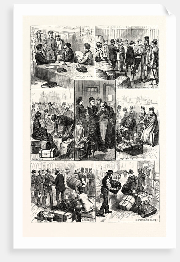 New York: The Terror of Ocean Travelers, a Day with a Custom House Inspector by Anonymous