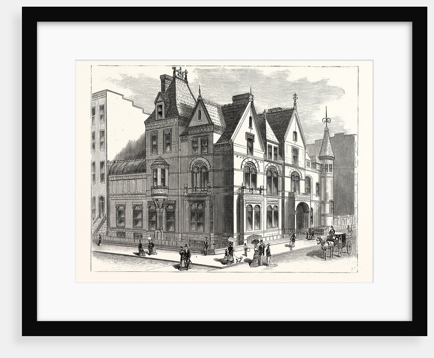 Architectural Progress of New York: Residence of Frederick W. Stevens, on Fifth Avenue and Fifty-Seventh Street by Anonymous