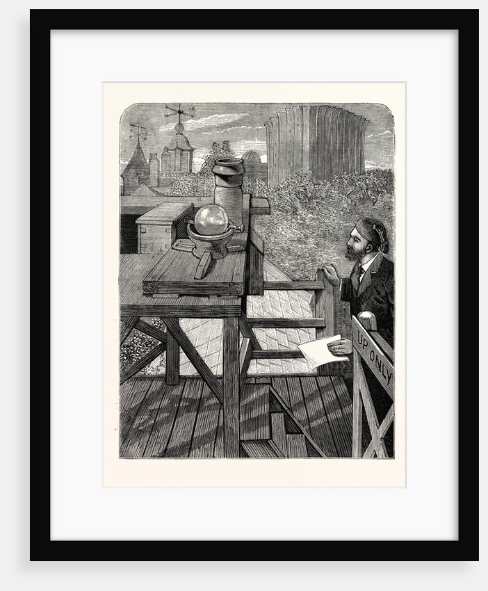 England: Measuring the Sunshine at the Greenwich Observatory, London by Anonymous
