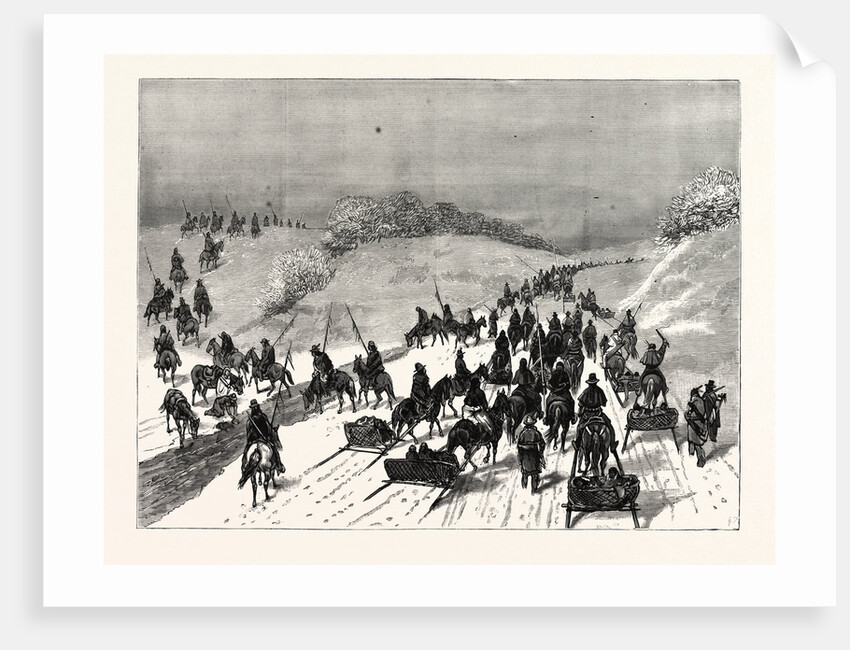 Montana: Hostile Indians Under Chief Gall, of Sitting Bull's Band, on Their Way to the Poplar Creek Agency to Surrender by Anonymous
