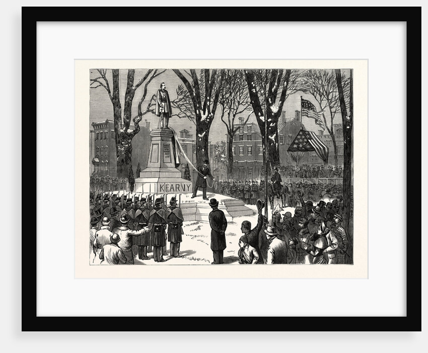 New Jersey: Unvailing the Statue of Major-General Philip Kearny, in Military Park, Newark, December by Anonymous