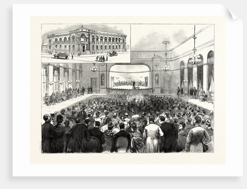 Missouri: New Hall of the Liederkranz Singing Society of St. Louis, Inaugurated December by Anonymous