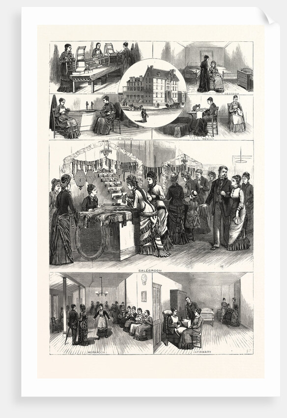 Pennsylvania: An Afternoon in the Industrial Home for Blind Women, Philadelphia by Anonymous