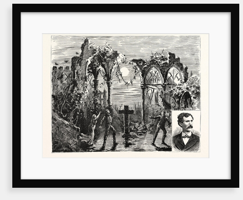 Abbey Scene from Bartley Campbell's New Play, My Geraldine by Anonymous