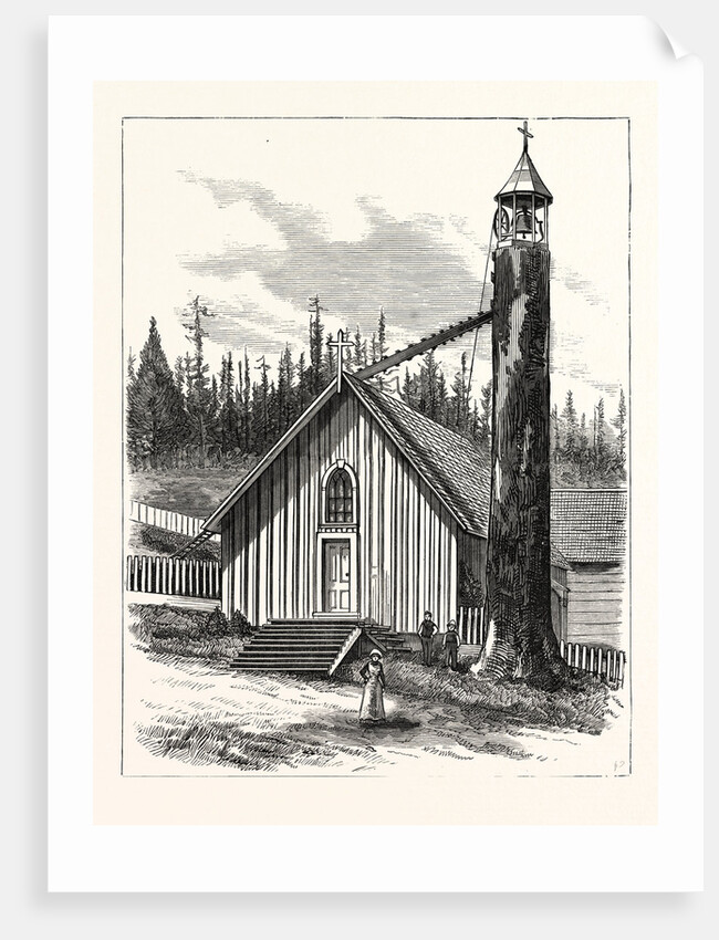 Washington Territory: The Episcopal Church and Belfry at Tacoma by Anonymous