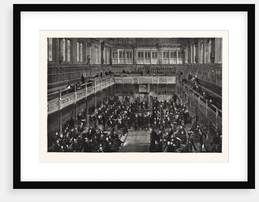 The British Parliament: Taking a Division in the House of Commons: The Tellers at the Table, UK by Anonymous